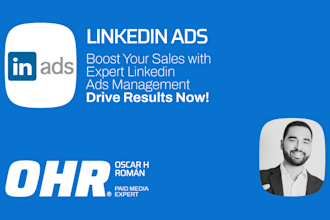 create expert paid media campaigns on linkedin ads
