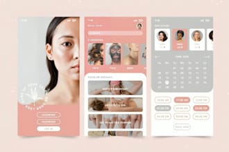 develop custom salon booking app, barber app, spa booking app