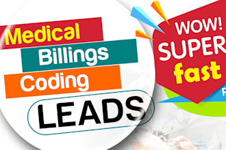 generate quality medical billing credentialing medical coding healthcare leads