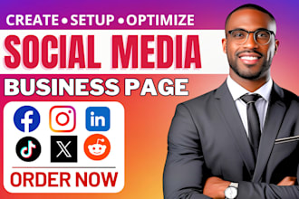 create and setup facebook business page
