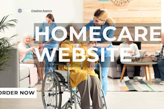 build healthcare website medical UI UX figma design homecare equipment marketing