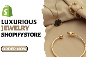 build jewellry shopify store jewelry dropshipping website redesign jewelry store