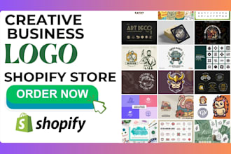 design creative logo design for shopify store fashion, pet, skincare, sportswear