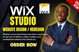 wix studio website, wix website, wix website redesign, wix ecommerce website