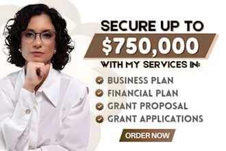 write startups business plan, proposal, pitch deck, grant or financial plan
