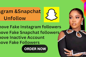 manually unfollow fake both instagram and twitter followers