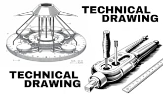 create a 2d technical product, vector art patent drawing for manufactuing