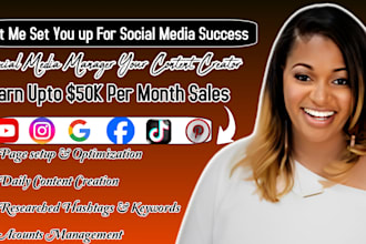 be your social media marketing manager and catchy digital content creator