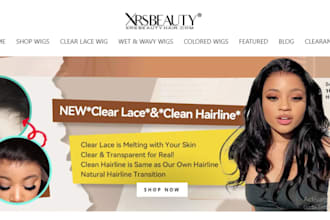 design your hair extension store hair extension website shopify hair extension