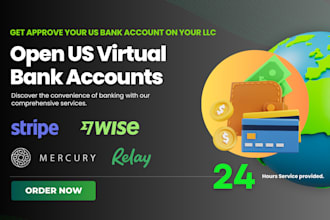 open a US business mercury or relay bank account on your llc
