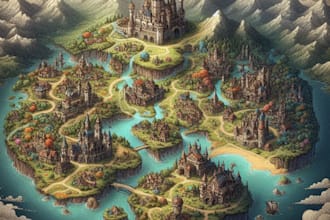 make a fantasy map for your world