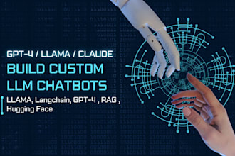build custom llm chatbot using langchain, llama, hugging face, rag, and chromadb