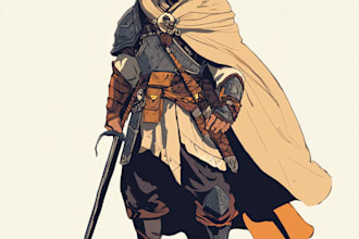 draw a d and d character art and dnd art