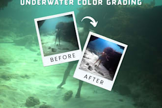 enhance your underwater photos with colors and stunning