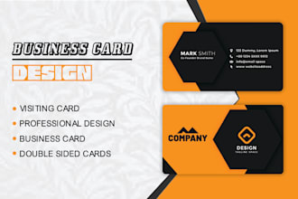 design professional and visiting card