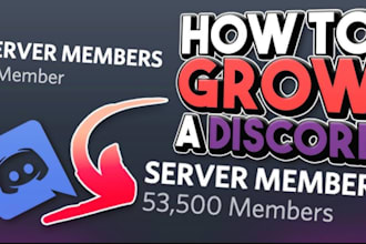 promote, advertise and boost discord server, get real and targeted member