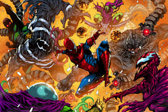 draw graphic novel illustration, comic book, comic book art