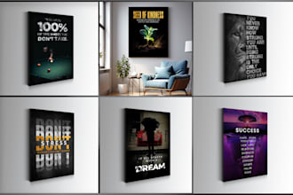 do attractive canvas wall art design