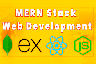 do full stack web development using mern stack