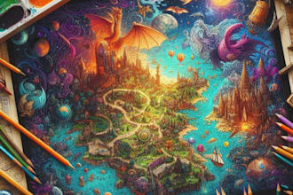 make digitally drawn fantasy maps for you
