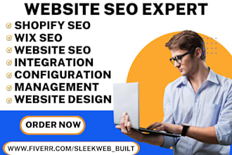 be your shopify expert for store design, speed optimization, shopify store SEO