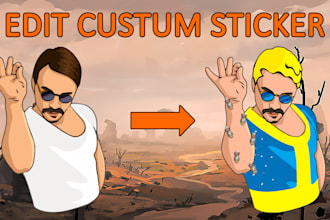 create hilarious memes, sticker or funny caricatures