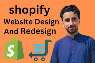 create shopify website design or build shopify store
