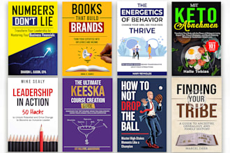 do minimalist non fiction kdp book cover design