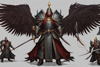draw a fantasy character illustration