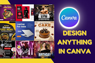 design social media templates,  canvas expert canvas pro custom design