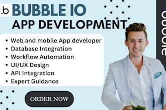 be your bubble io developer web ios and android mobile app development