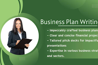write a perfect five year business plan for you