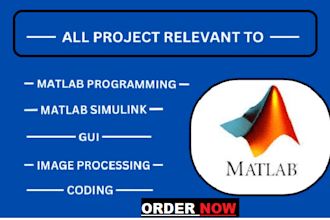do matlab programming, simulink,coding, script,image processing and gui projects