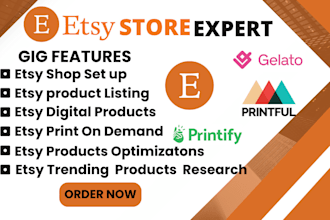 do etsy shop setup etsy digital product design etsy store seo product listing