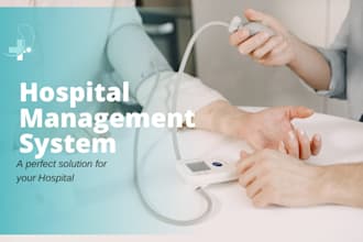 build hospital management system app with admin panel