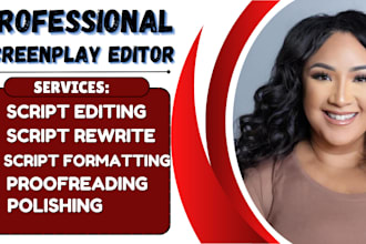 edit, format, and proofread your childrens book, screenplay, ebook and book