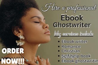ghostwrite christian ebook self help book ghostwriter ebook writer ghostwriting