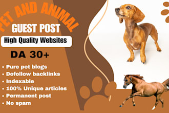 publish pet guest post on dog, cat and animals with pure websites da 50 plus
