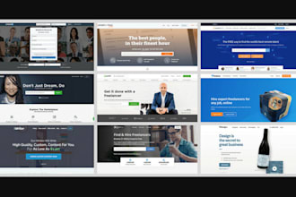 set up freelance website, marketplace website, revamping web