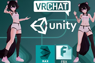 create custom 3d avatar vr character vrc avatar anime avatar 3d model avatars