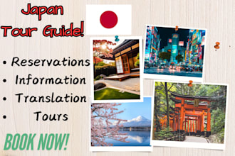 be your tour guide or make your travel plans in japan
