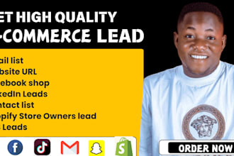 do b2b lead, build niche targeted email list, linkedin and business leads