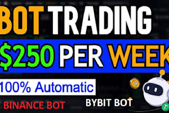 setup binance trading bot, grid bot, crypto bot, bybit bot
