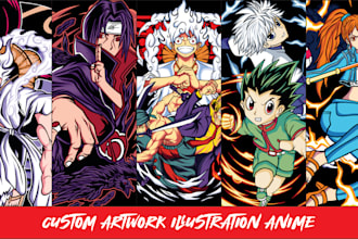 make design illustration anime japan style vector tshirt