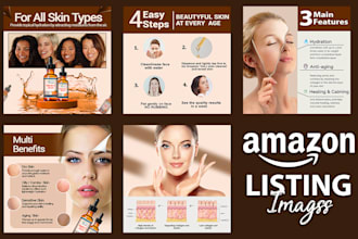 design stunning amazon product listing images infographic lifestyle pictures