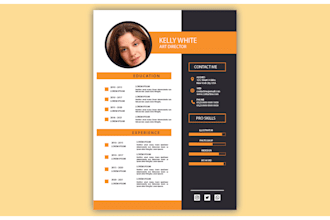 create professional attractive resume design