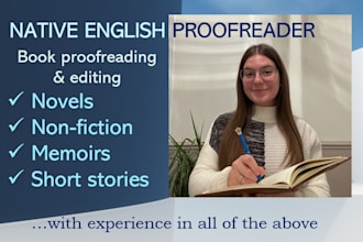 proofread any type of book