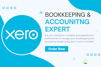 bookkeeping on quickbooks, zoho books, xero, wave