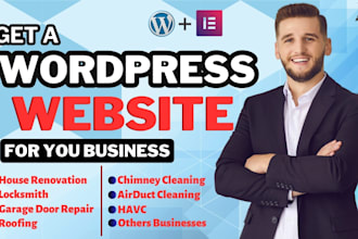 create mobile friendly website for locksmiths, contractors, garage door and more