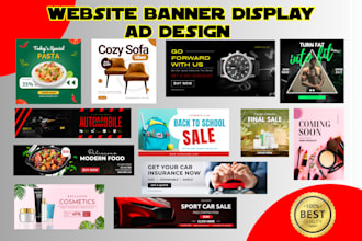 design a website banner, cover, header or slider